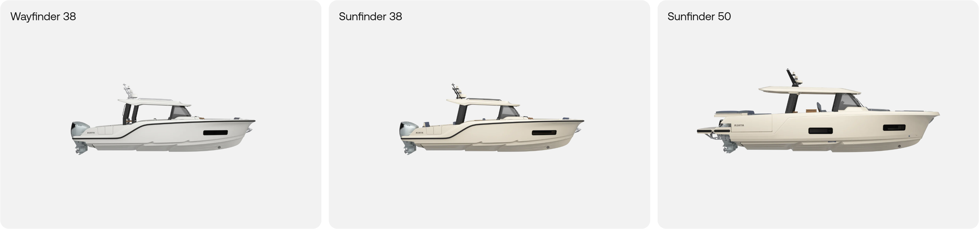 Aiata Boats Model Range